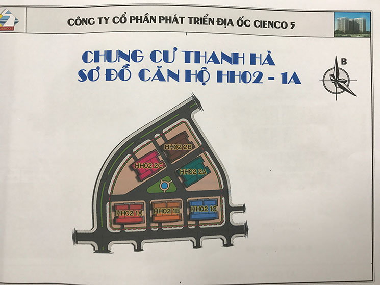 Thiết kế căn hộ chung cư B1.4 HH02 Thanh Hà