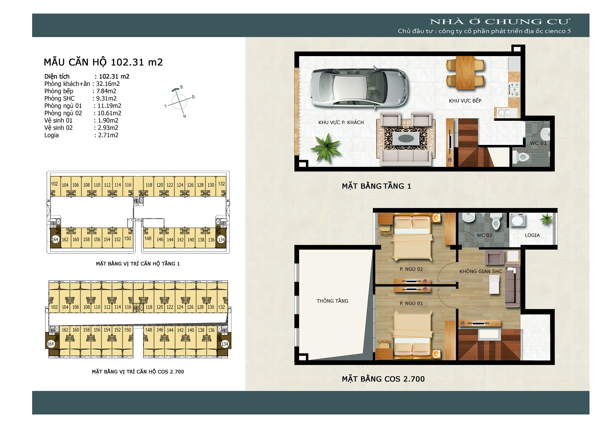 chung cư Thanh Hà cienco5 tầng 1 102 m2