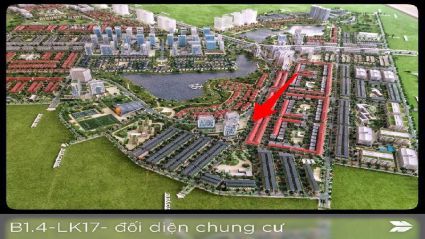 Bán căn liền kề Thanh Hà vị trí VIP (B1.4-LK17) hướng Tây Nam- View hồ và chung cư , đối diện 3 toà chung cư B1.4 HH01 đã cất nóc, đang hoàn thiện chuẩn bị bàn giao vào tháng 9-2017