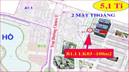 Chính chủ cần bán liền kề thanh hà b1.1 liền kề 03 diện tích 100m2 mặt đường 46m 2 mặt thoáng