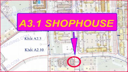 Chính chủ cần bán liền kề shophouse thanh hà A3.1 diện tích 125m2 mặt tiền 5m mặt đường cienco 5 thanh hà