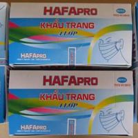 KHẨU TRANG 4 lỚP XANH DƯƠNG KHÁNG KHUẨN HAFAPRO