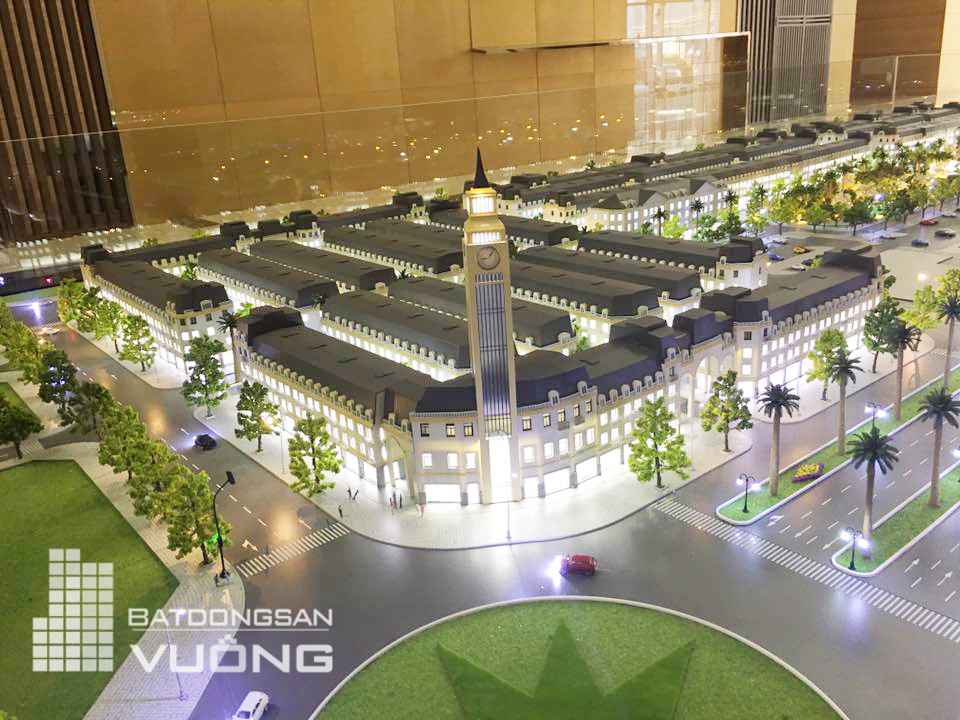 Phối cảnh tháp đồng hồ 9 tầng tại La Casta Văn Phú