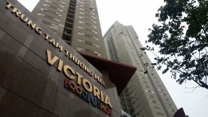 Bán chung cư Victoria diện tích 116m², 3 phòng ngủ, 2 vệ sinh, ban công Tây Nam